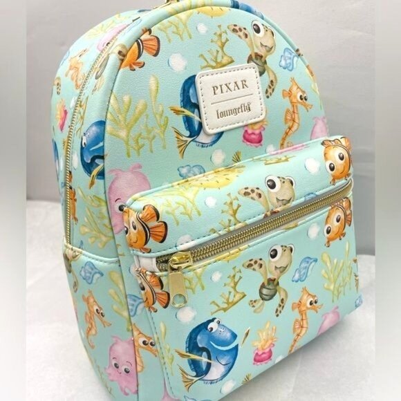 Loungefly Disney Pixar Finding Nemo Collage Mini Backpack - Picture 10 of 10